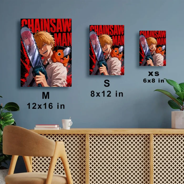 Chainsaw Metal Poster Wall Decor - Image 6