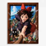 Witch Delivery Metal Poster Wall Decor -
  A