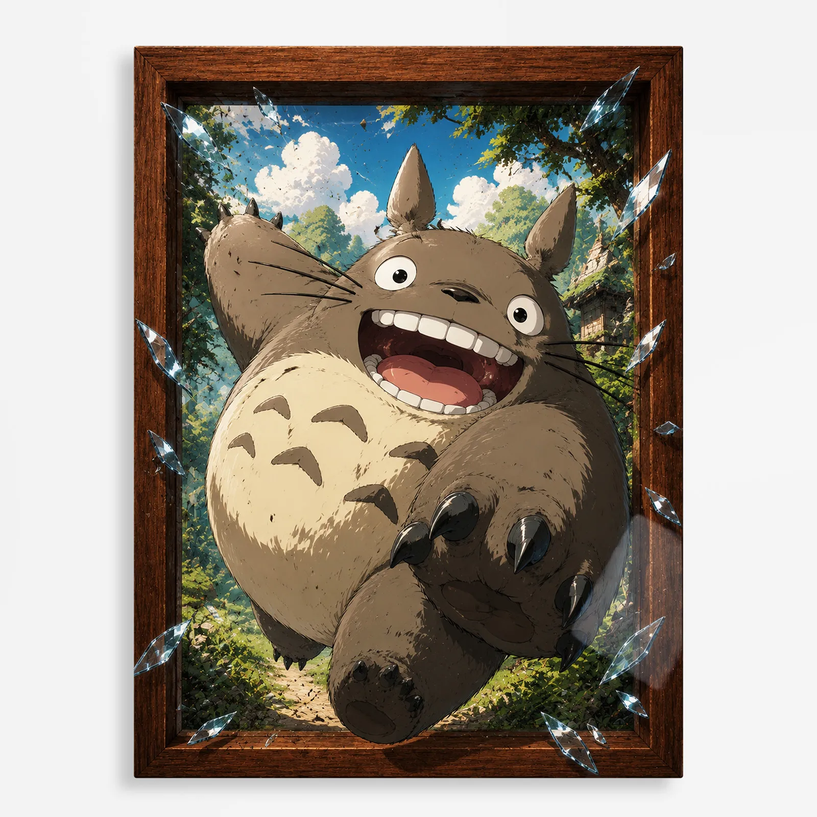 anime metal poster (403) s1 Forest Spirit - Totoro Metal Poster Wall
Decor - Image 1