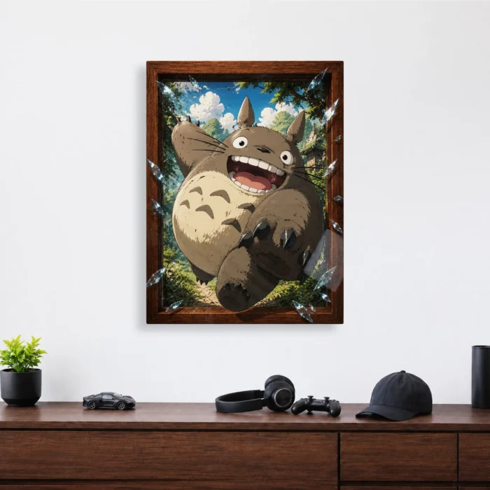 Forest Spirit - Totoro Metal Poster Wall
  Decor - Image 3