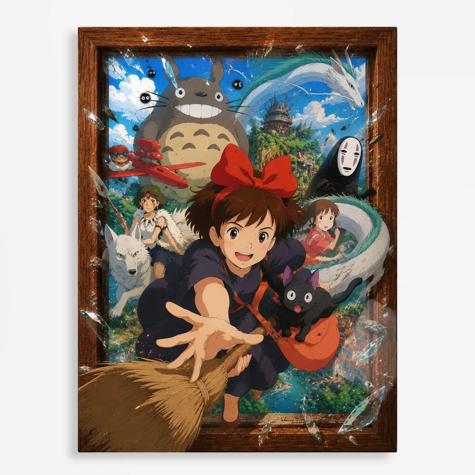 anime metal poster (404) s1 Ghibli Metal Poster Wall Decor - A - Image 1
