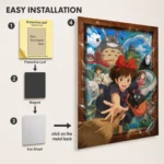 Ghibli Metal Poster Wall Decor - A - Image 2