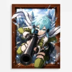 SAO - Sinon Metal Poster Wall Decor
