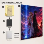 SAO Metal Poster Wall Decor - Image 2