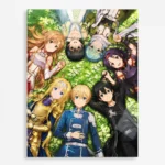 SAO Metal Poster Wall Decor - A