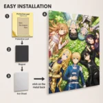 SAO Metal Poster Wall Decor - A - Image 2