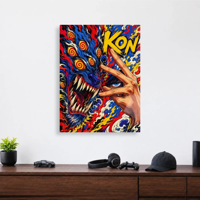 Chainsaw Metal Poster Wall Decor - A - Image 3