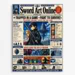 SAO Metal Poster Wall Decor - D