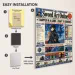 SAO Metal Poster Wall Decor - D - Image 2