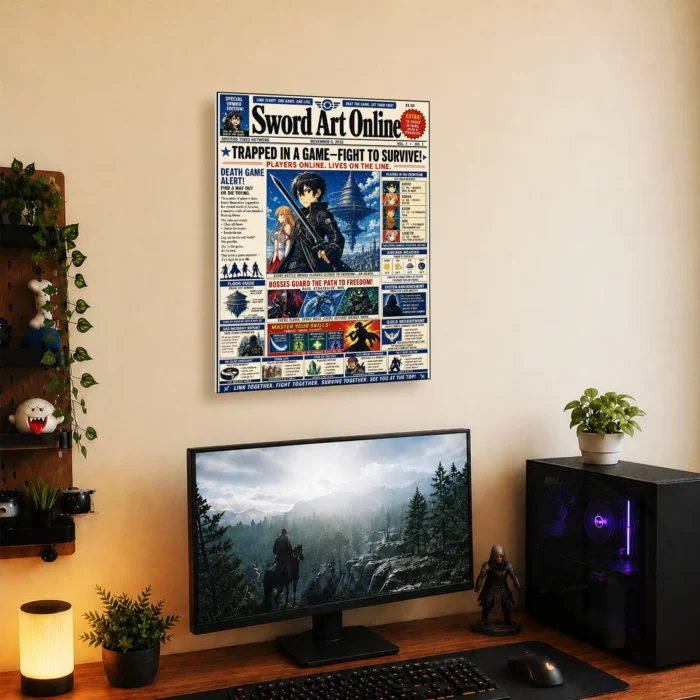 SAO Metal Poster Wall Decor - D - Image 4