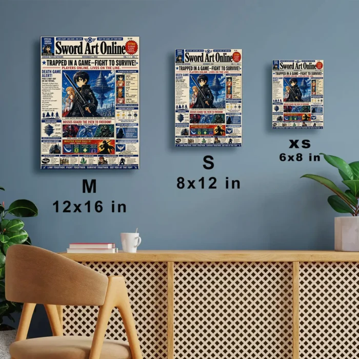 SAO Metal Poster Wall Decor - D - Image 6