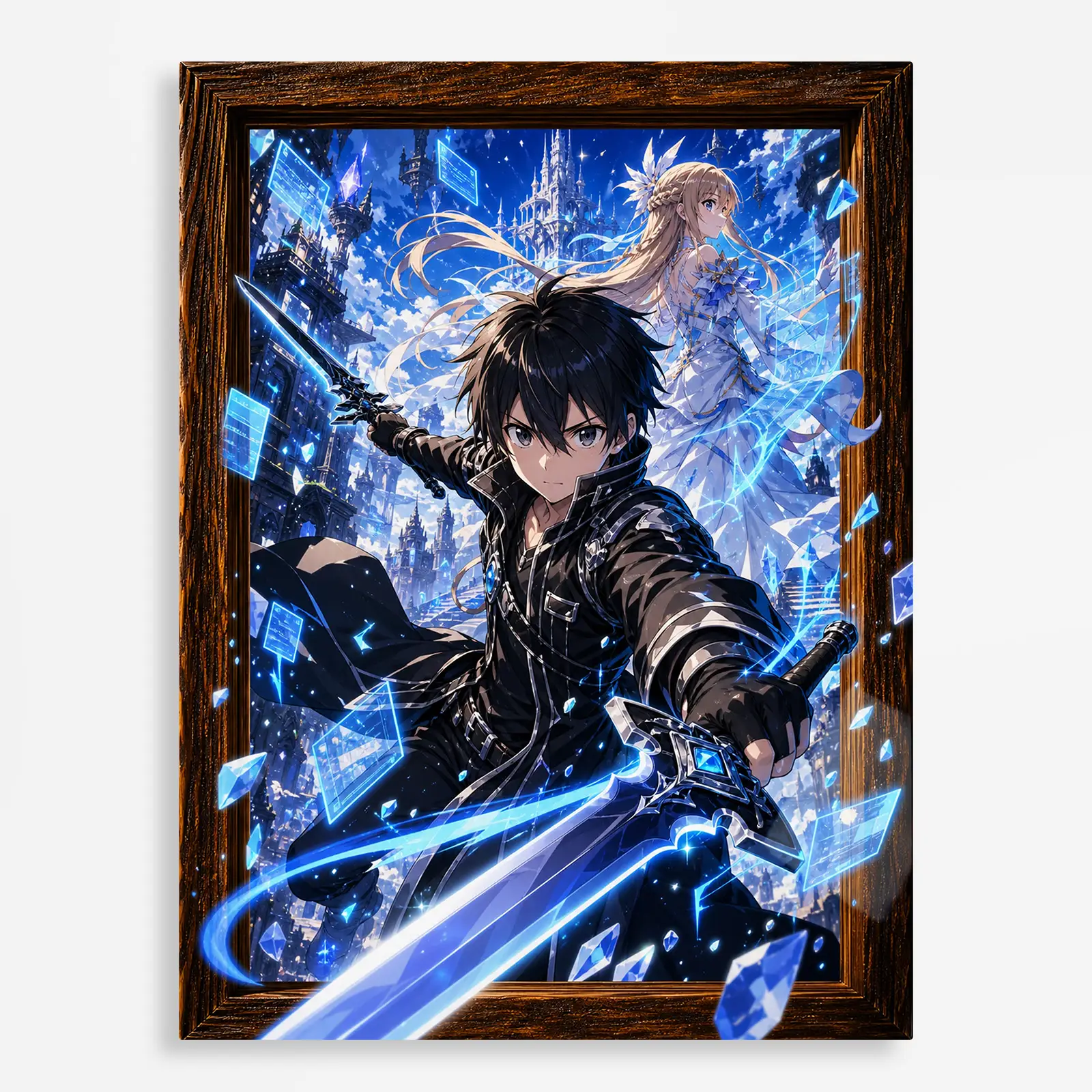 anime metal poster (411) s1 SAO Metal Poster Wall Decor - E - Image 1