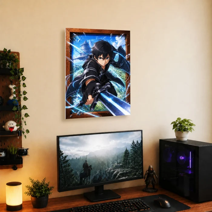 SAO - Kirito Metal Poster Wall Decor - Image 4
