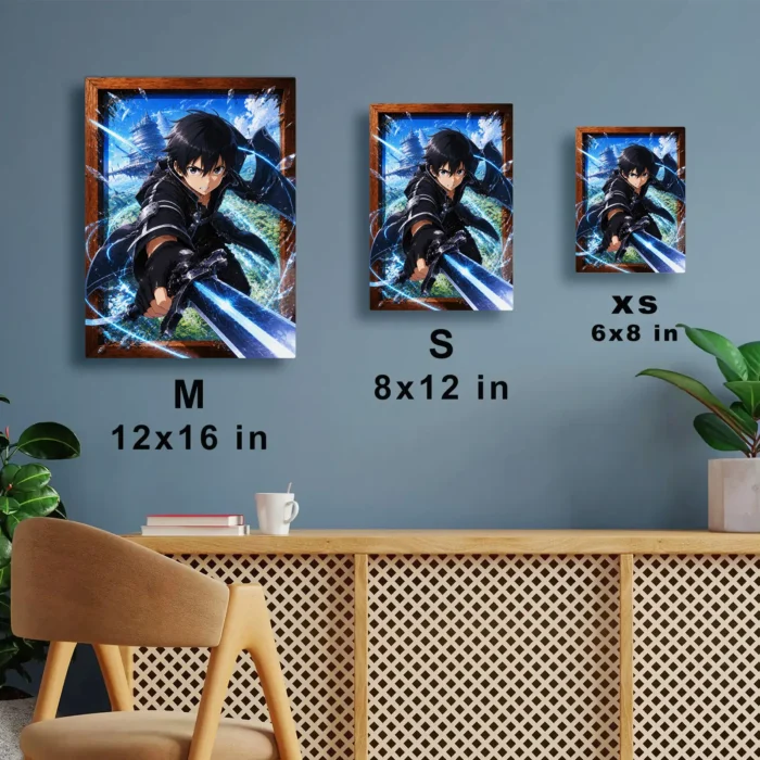 SAO - Kirito Metal Poster Wall Decor - Image 6