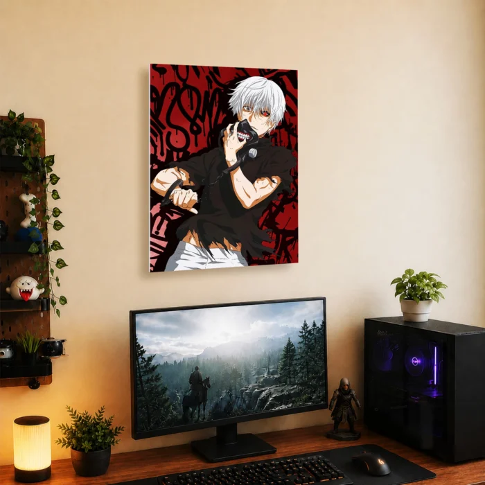Tokyo - Ken Kaneki Metal Poster Wall
  Decor - Image 4
