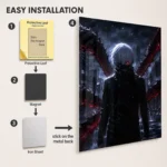 Tokyo - Ken Kaneki Metal Poster Wall
  Decor - A - Image 2