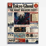 Tokyo - Ken Kaneki Metal Poster Wall
  Decor - C