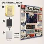 Tokyo - Ken Kaneki Metal Poster Wall
  Decor - C - Image 2