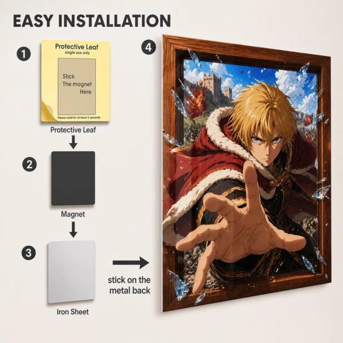 Vinland - Thorfinn Metal Poster Wall
  Decor - Image 2