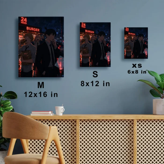 Chainsaw Metal Poster Wall Decor - B - Image 6