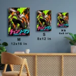 Chainsaw Metal Poster Wall Decor - C - Image 6