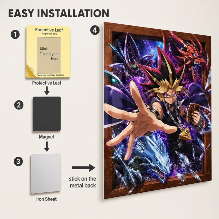 YGO Metal Poster Wall Decor - D - Image 2