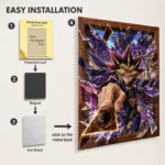 YGO - Yami Yugi Metal Poster Wall Decor
  - A - Image 2
