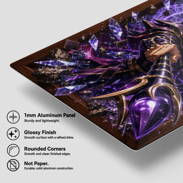 YGO - Dark Magician Metal Poster Wall
  Decor - Image 5