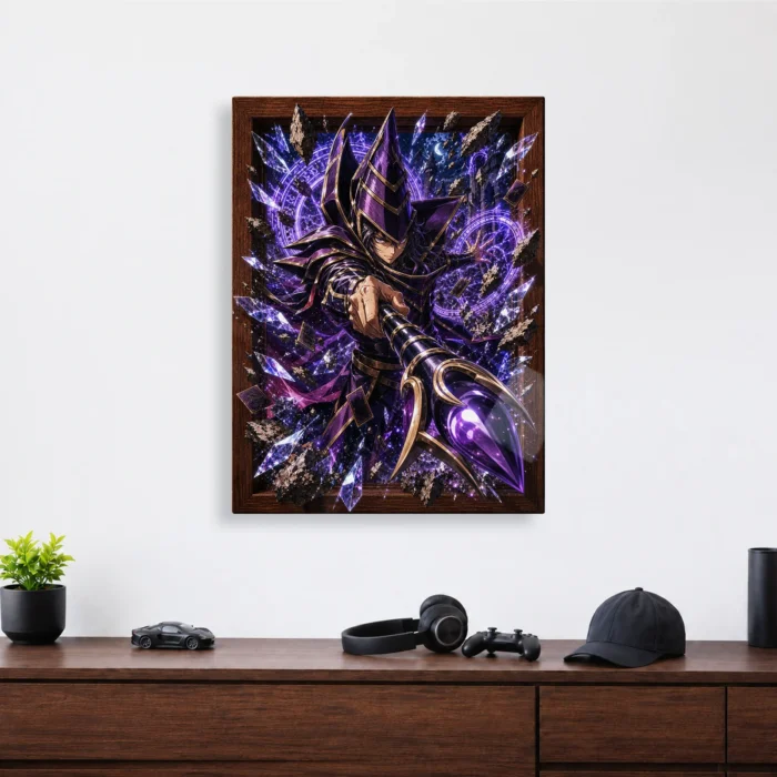 YGO - Dark Magician Metal Poster Wall
  Decor - Image 3