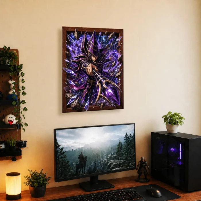 YGO - Dark Magician Metal Poster Wall
  Decor - Image 4