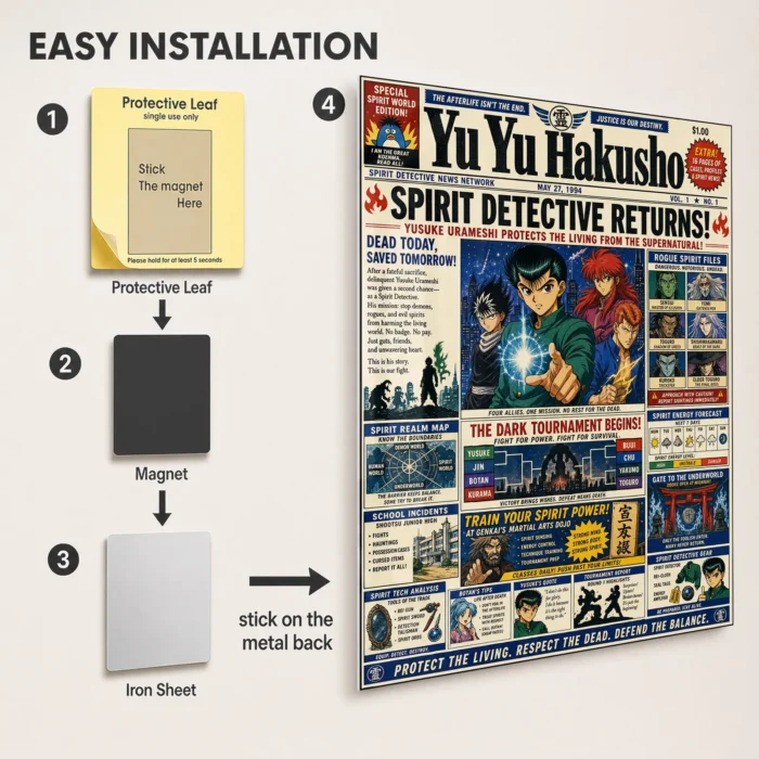 YYH Metal Poster Wall Decor - A - Image 2