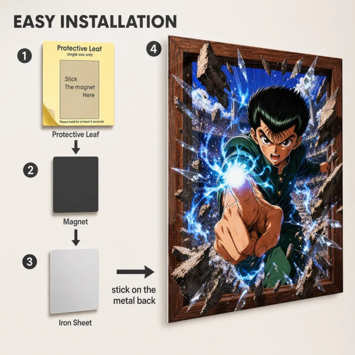 YYH Metal Poster Wall Decor - B - Image 2