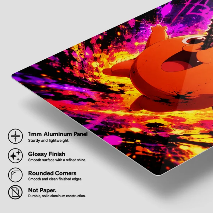 Chainsaw Pochita Metal Poster Wall Decor
  - A - Image 5