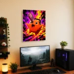 Chainsaw Pochita Metal Poster Wall Decor
  - A - Image 4