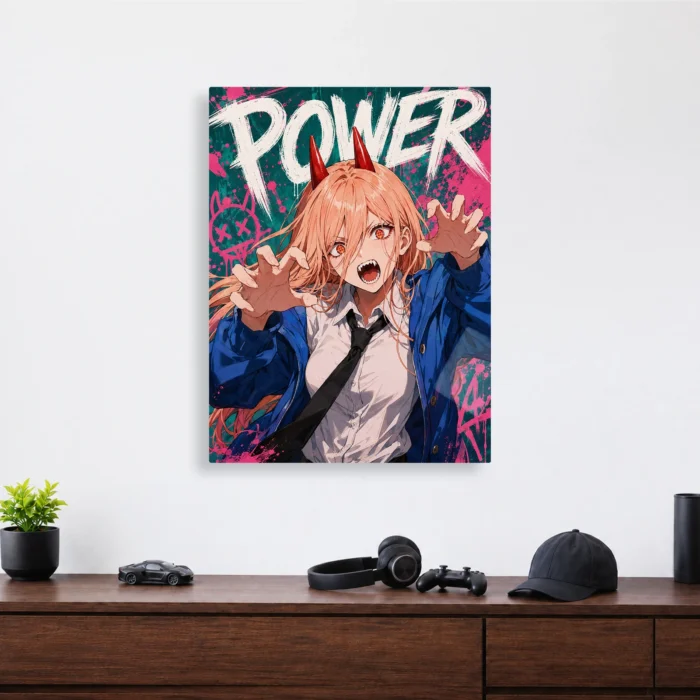 Chainsaw Power Metal Poster Wall Decor -
  A - Image 3