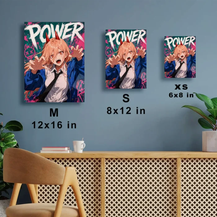 Chainsaw Power Metal Poster Wall Decor -
  A - Image 6