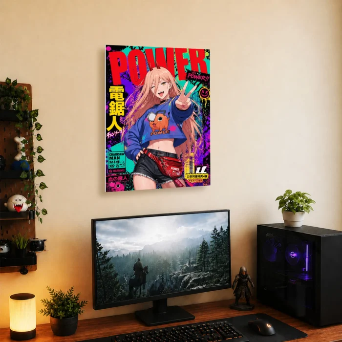 Chainsaw Power Metal Poster Wall Decor -
  C - Image 4