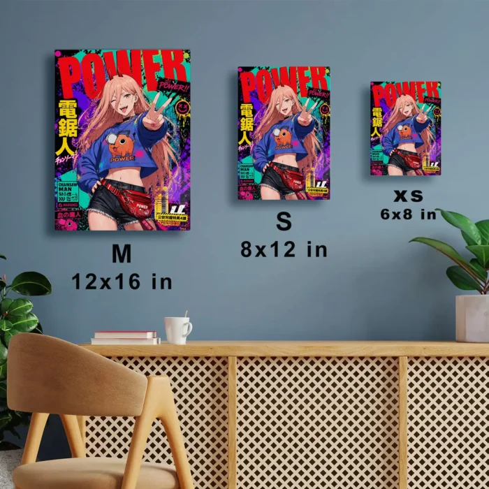 Chainsaw Power Metal Poster Wall Decor -
  C - Image 6