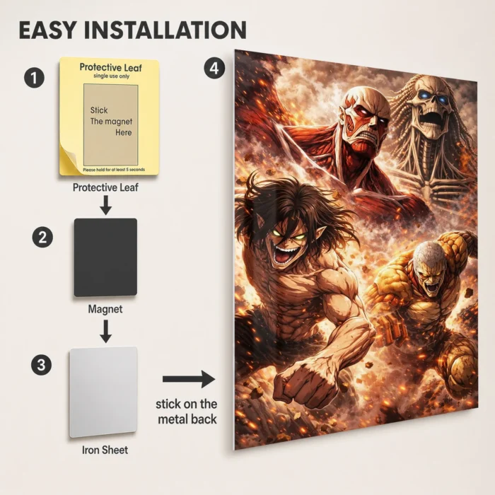 AOT Metal Poster Wall Decor - A - Image 2