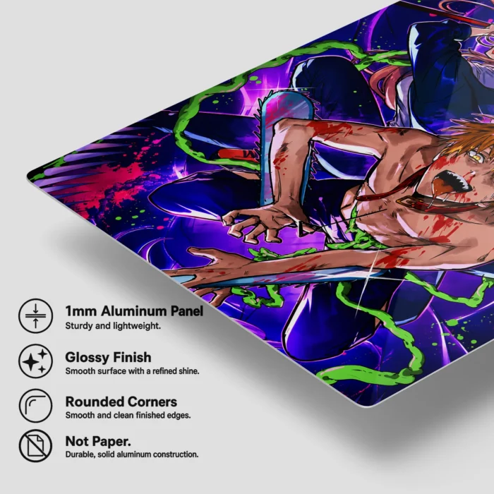 Chainsaw Metal Poster Wall Decor - G - Image 5