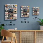 Chainsaw Newspaper Metal Poster Wall
  Decor - Image 6