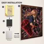 Chainsaw Power Metal Poster Wall Decor -
  D - Image 2