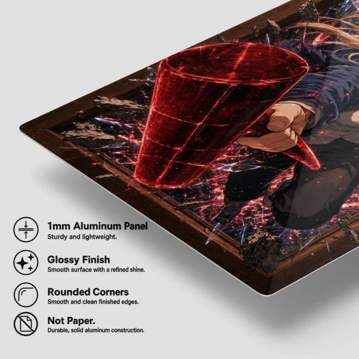 Chainsaw Power Metal Poster Wall Decor -
  D - Image 5
