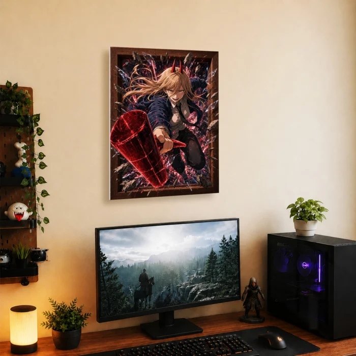 Chainsaw Power Metal Poster Wall Decor -
  D - Image 4