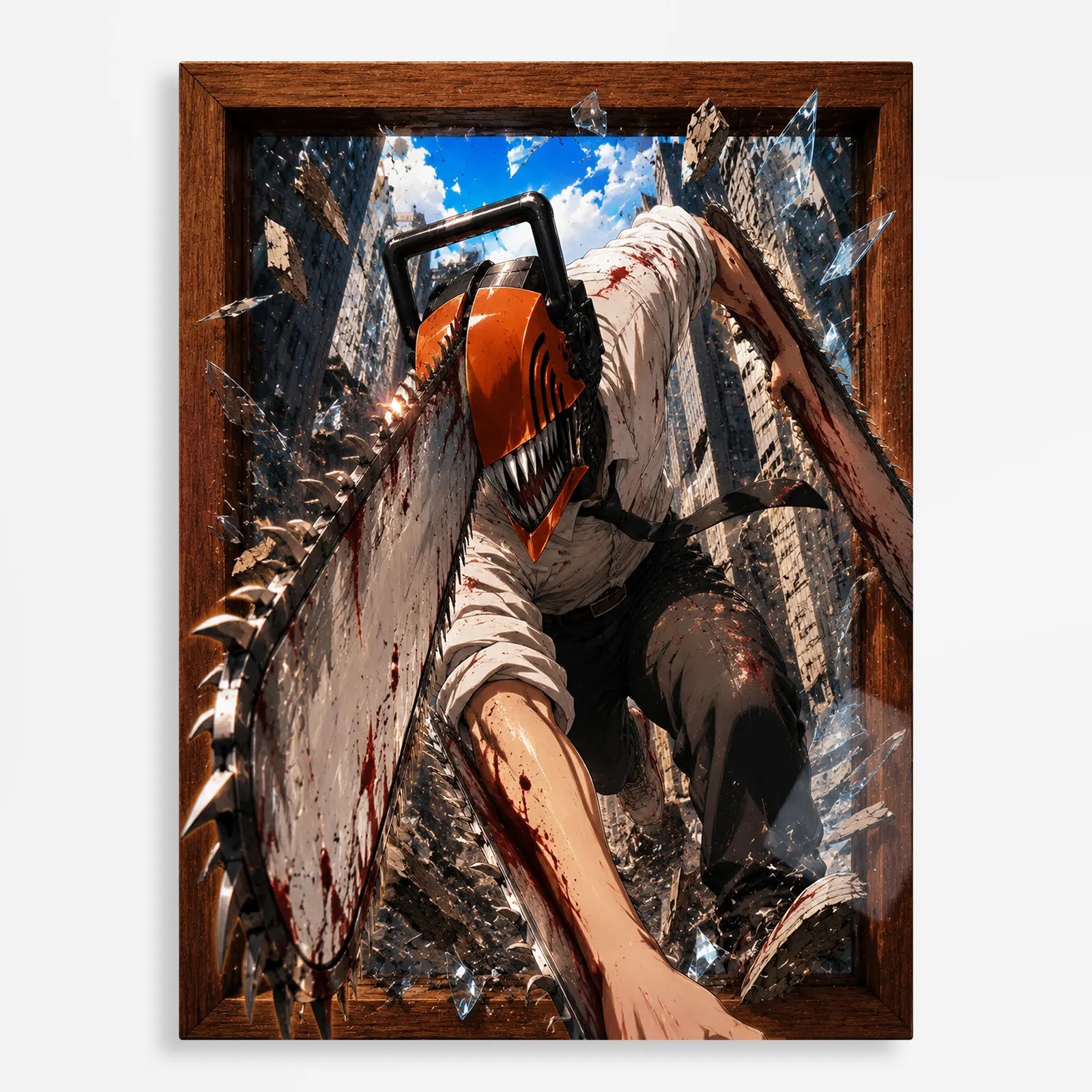 anime metal poster (53) s1 Chainsaw Power Metal Poster Wall Decor -
M - Image 1