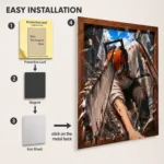 Chainsaw Power Metal Poster Wall Decor -
  M - Image 2