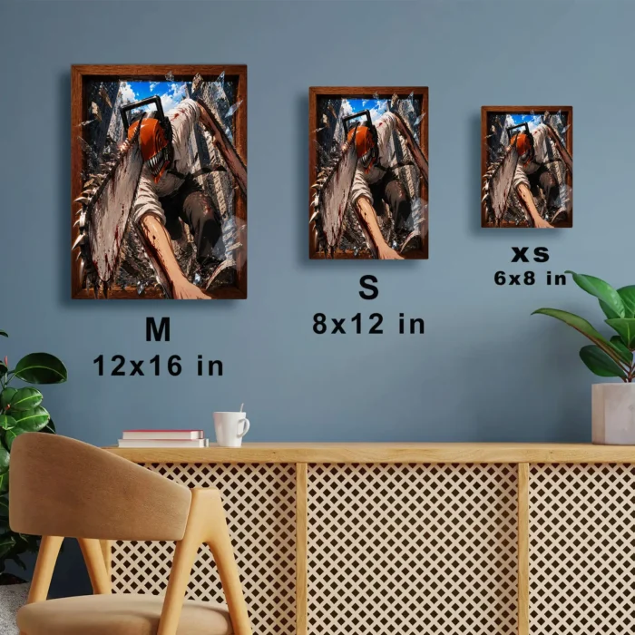 Chainsaw Power Metal Poster Wall Decor -
  M - Image 6