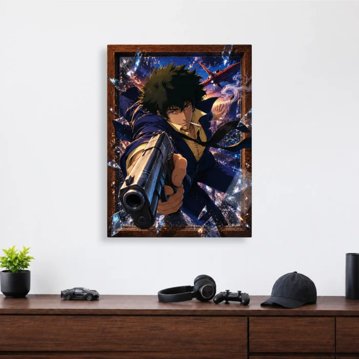 Cowboy Spike Spiegel Metal Poster Wall
  Decor - Image 3