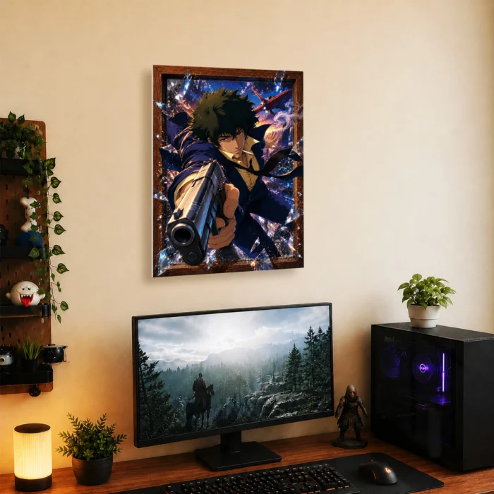 Cowboy Spike Spiegel Metal Poster Wall
  Decor - Image 4