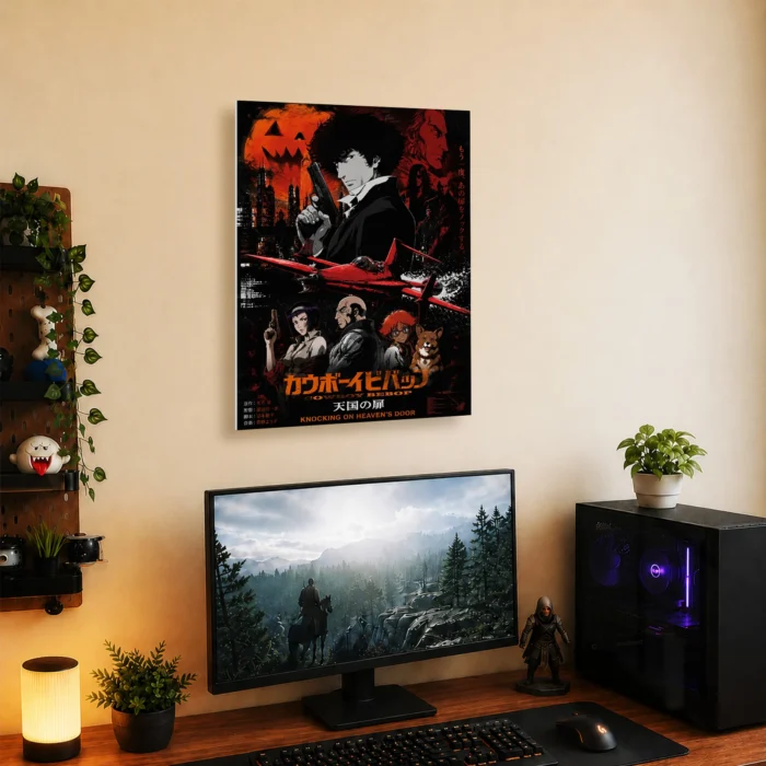 Cowboy Metal Poster Wall Decor - C - Image 4